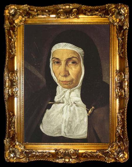 framed  Diego Velazquez Mother Jeronima de la Fuente (detail) (df01), ta009-2
